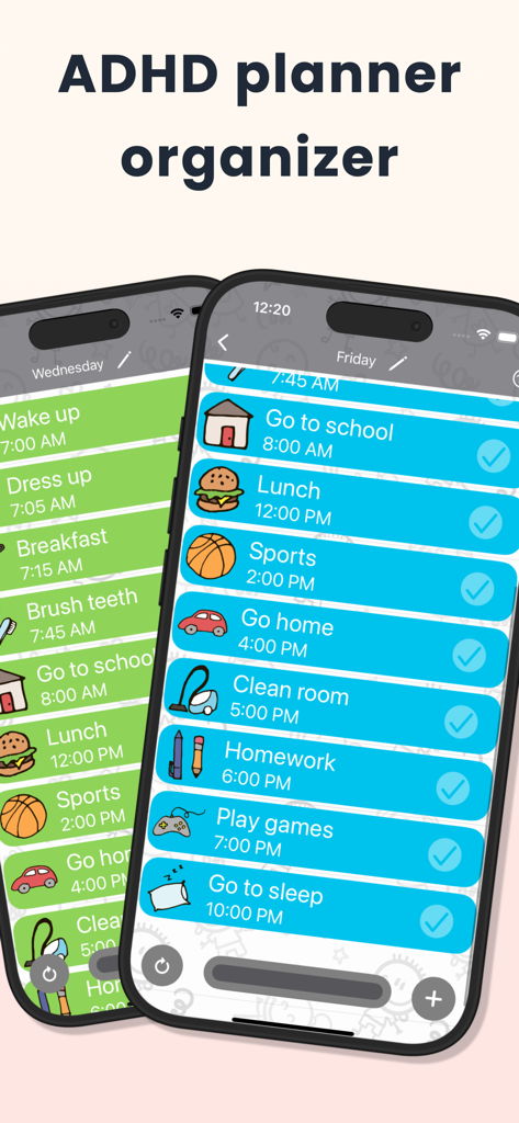 Visual Schedule Daily Routine - Productivity App | MWM