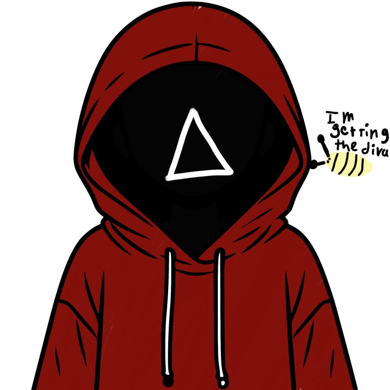 faceless girl in hoodie