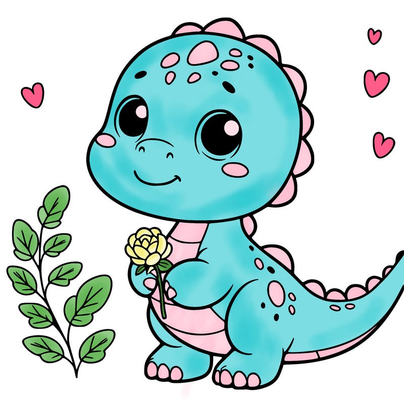 cute baby dinosaur