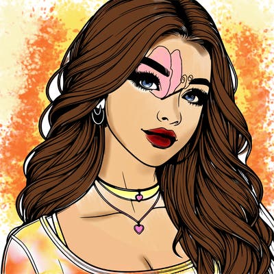 detailed realistic girl