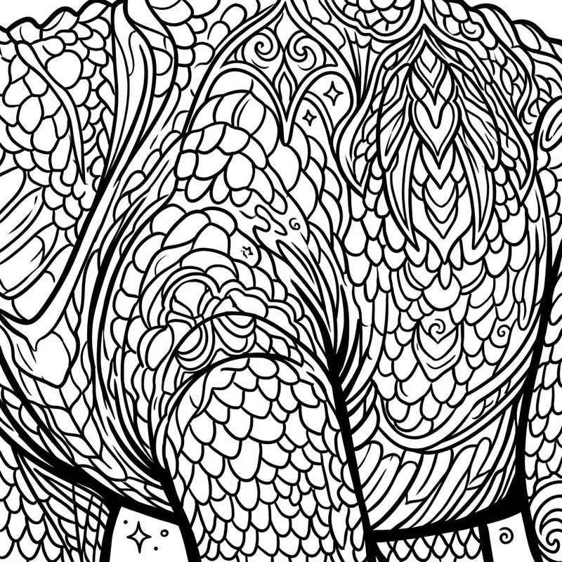 Explore the fascinating world of dinosaurs with a twist: a Brachiosaurus skin coloring page reimagined in a striking Gothic style. This unique design blends prehistoric textures with ornate, mysterious patterns, offering an engaging coloring experience.