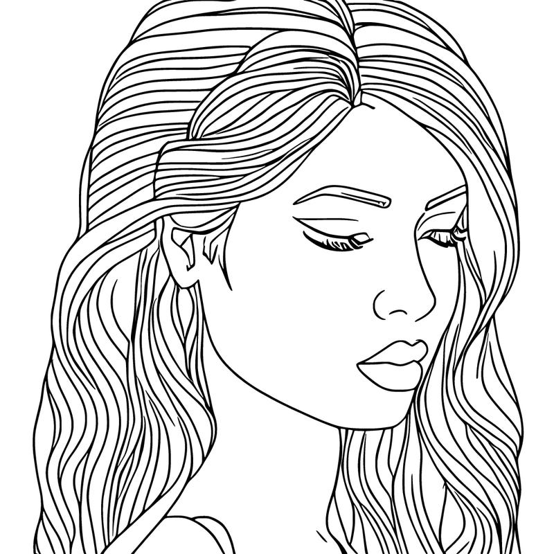 marker drawing on blank paper