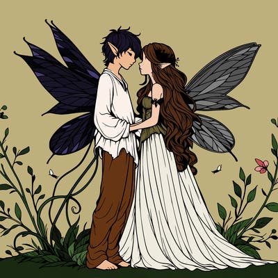 realistic fae couple