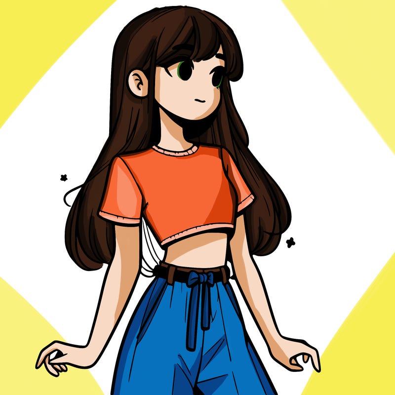 girl in a cute crop top