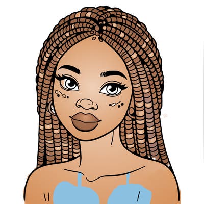 african woman with fulani braids