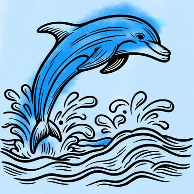 dolphin jumping
