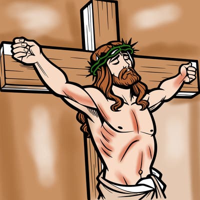 jesus on the cross