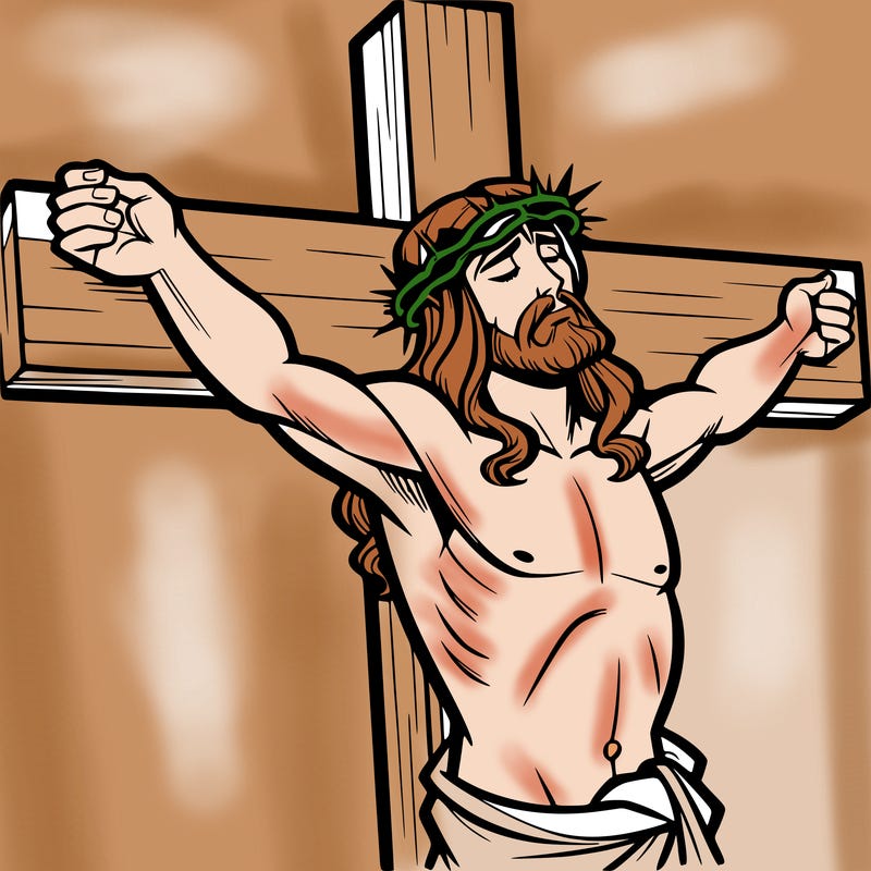 jesus on the cross