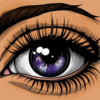 realistic eye