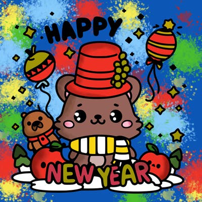 message : happy new year