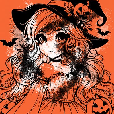 realistic girl halloween