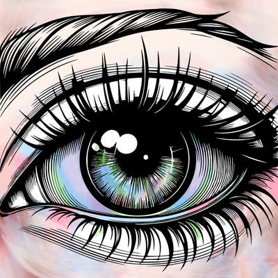 realistic eye