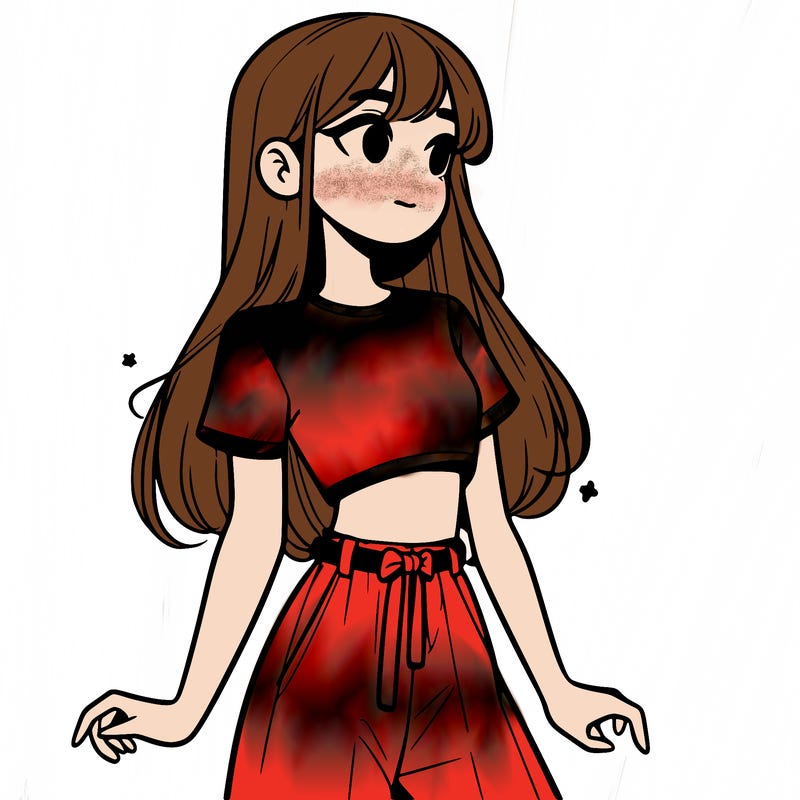 girl in a cute crop top