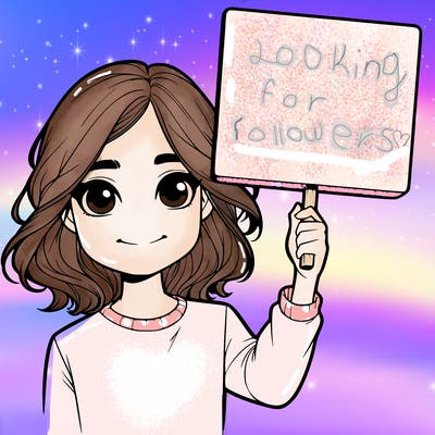 realistic girl holding up a sign