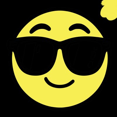 emoji with sunglasses