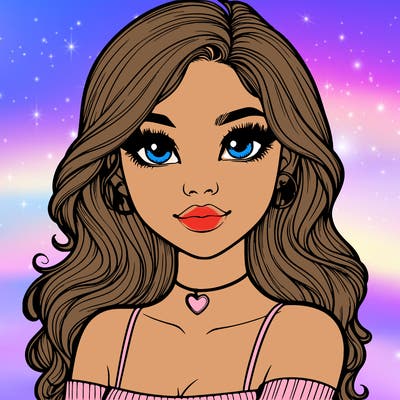 realistic pretty girl