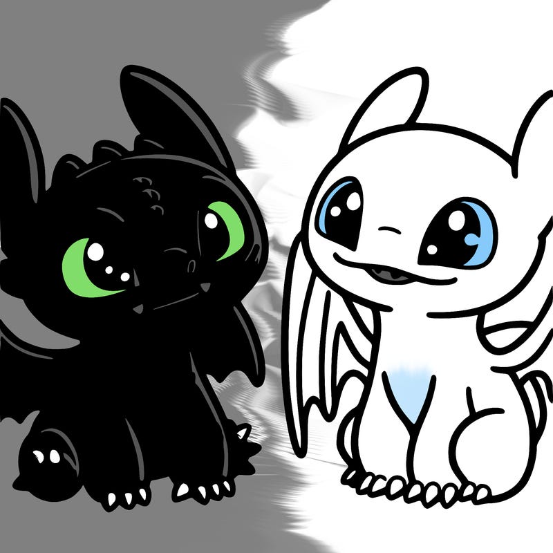 toothless and light fruy