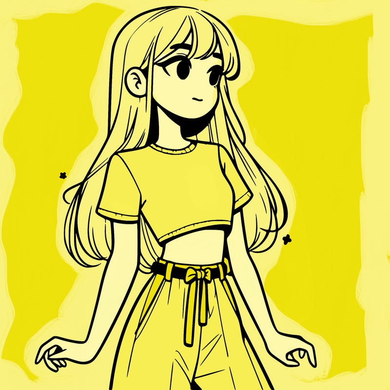 girl in a cute crop top