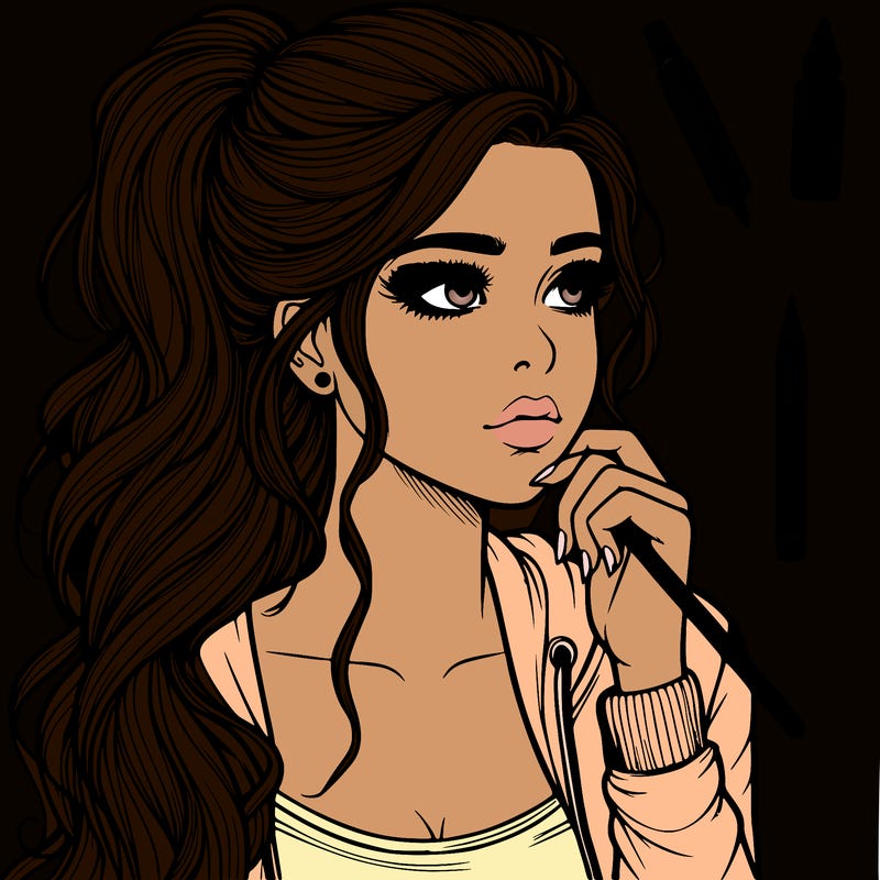 realistic teenage pretty