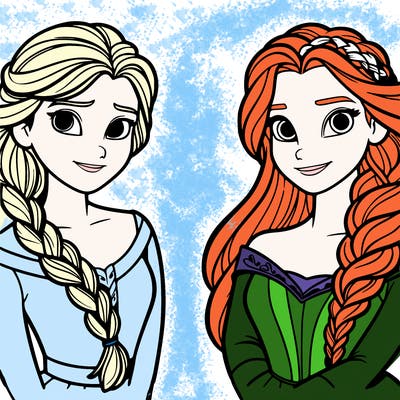 anna and elsa