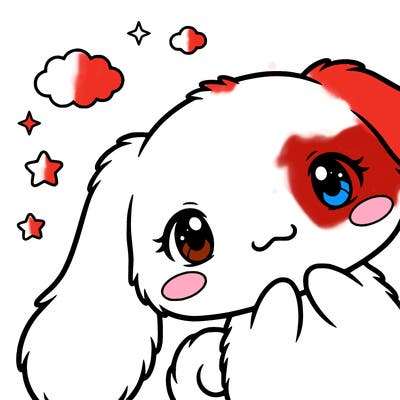 anime cinnamoroll cute fluffy