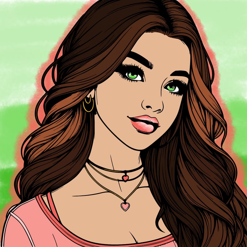 detailed realistic girl