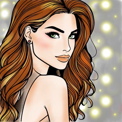 beautiful female fashion model