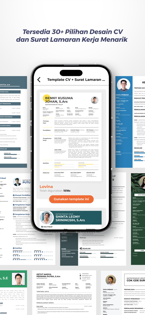 BikinCV : CV & Resume Maker - Business App | MWM