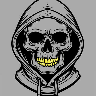 skull hoodie