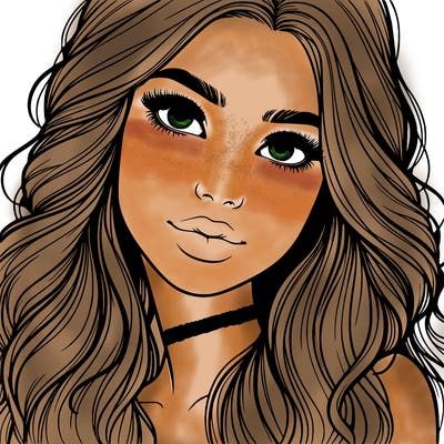 beautiful realistic girl