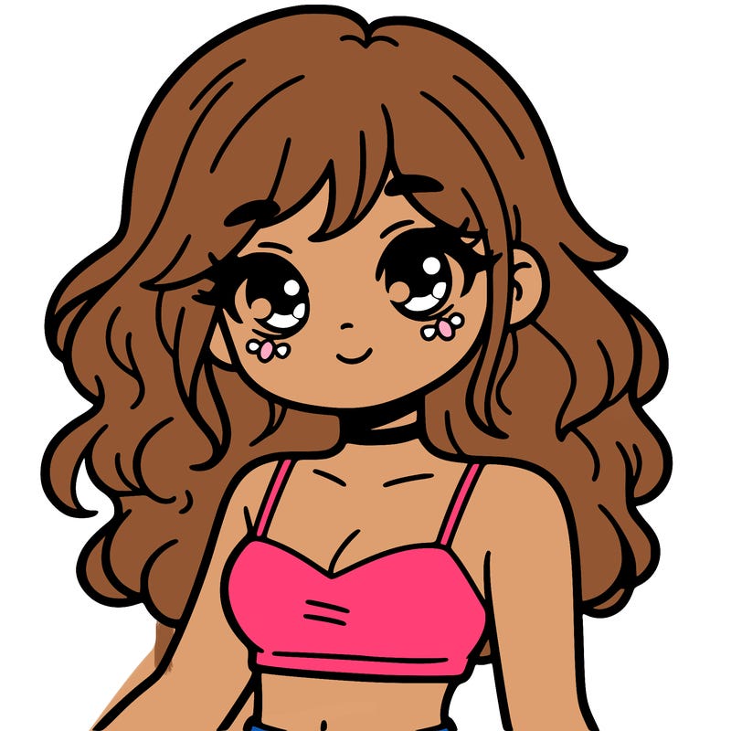 girl in a cute crop top