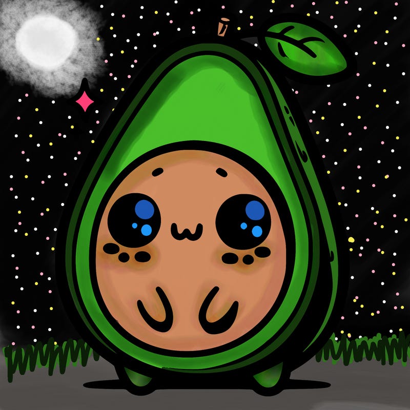 cute avocado