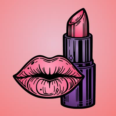 lips and lipstick