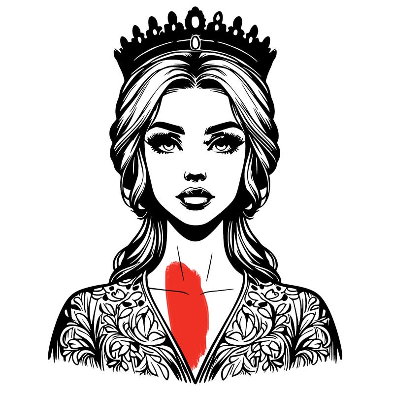 realistic beautiful queen