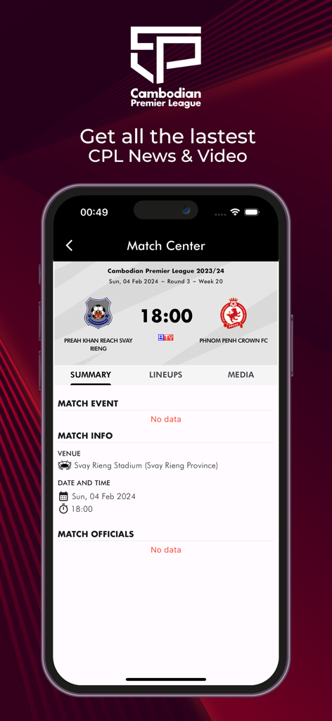 CPL - Sports App | MWM