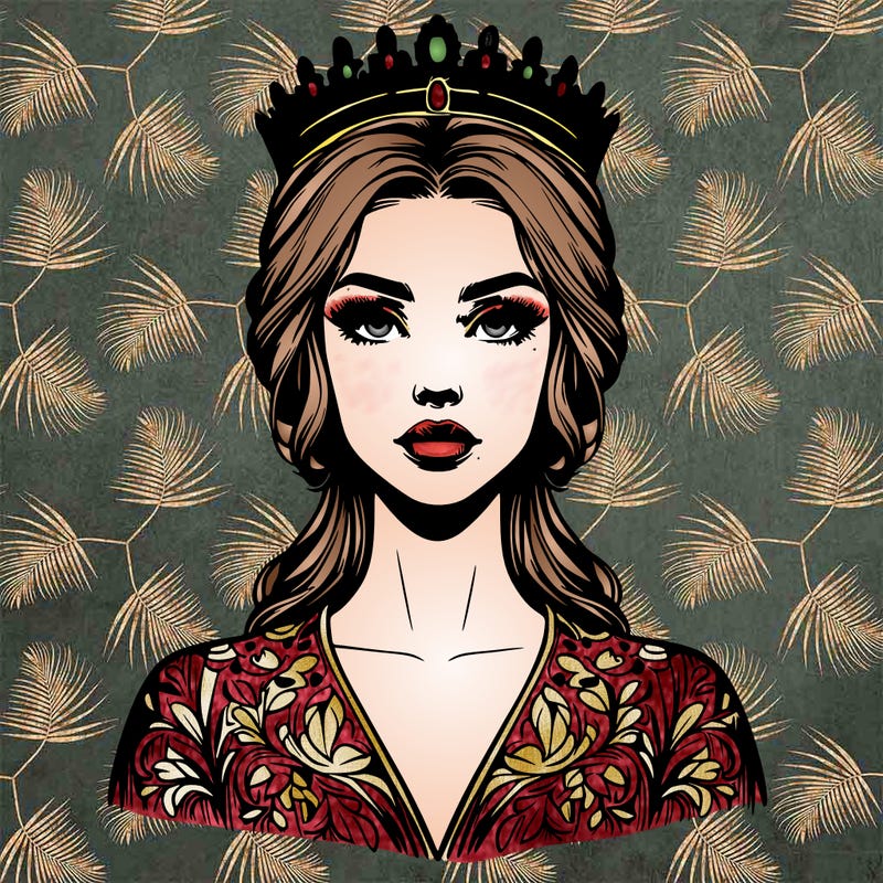 realistic beautiful queen