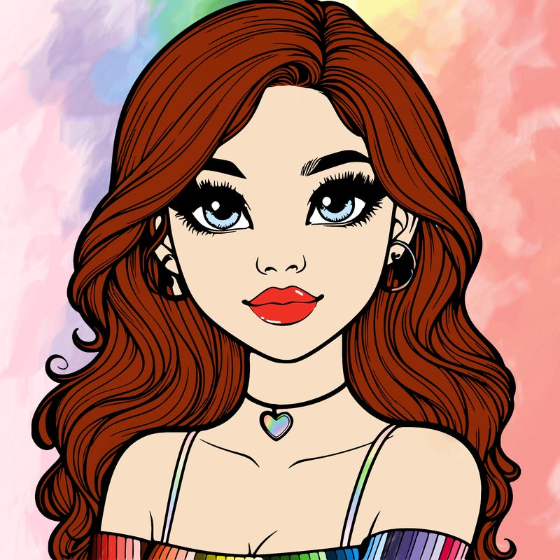 realistic pretty girl