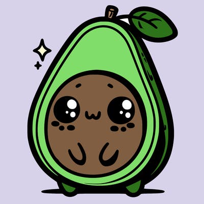 cute avocado