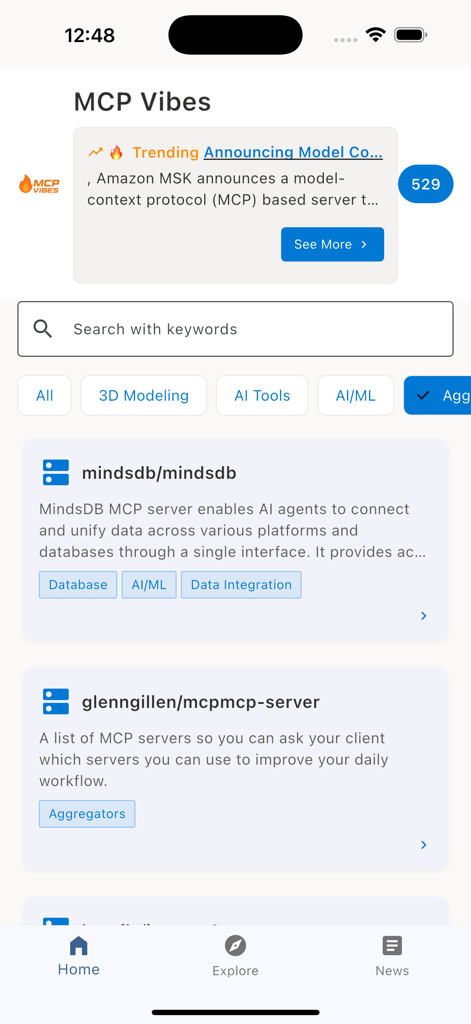 MCP Vibes - Developer Tools App | MWM