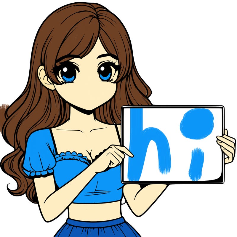 realistic pretty girl holding blank sign