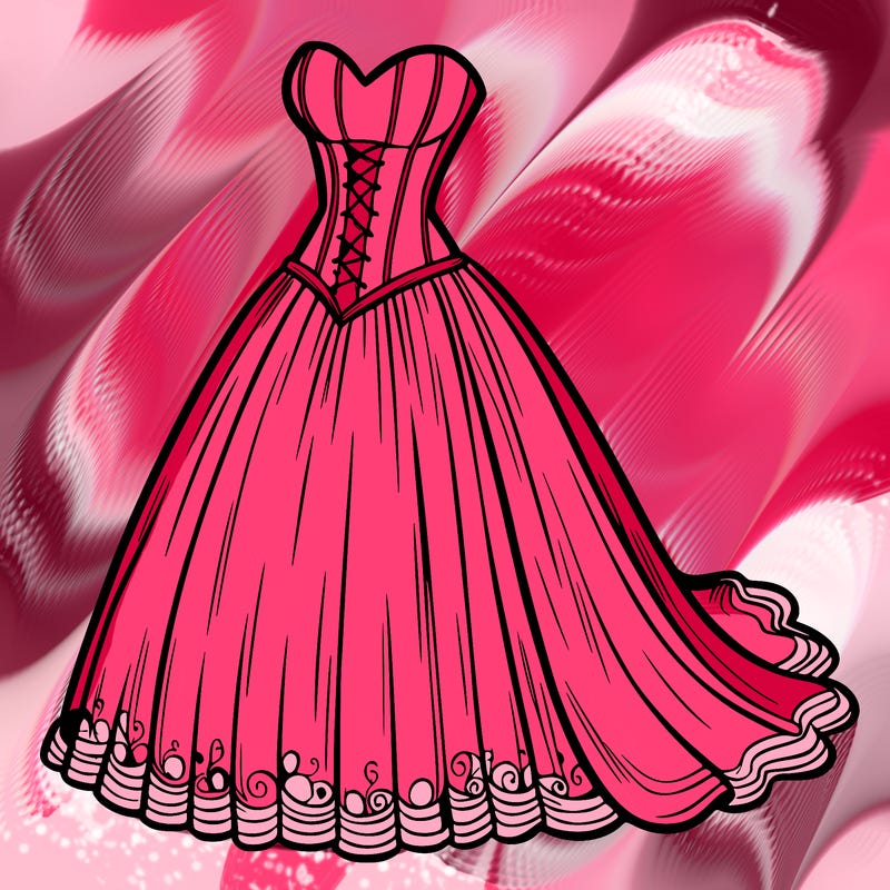 wedding dress-corset and a long and flowy skirt