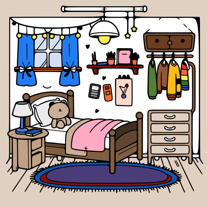 cute bedroom