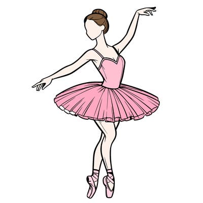 realistic ballerina
