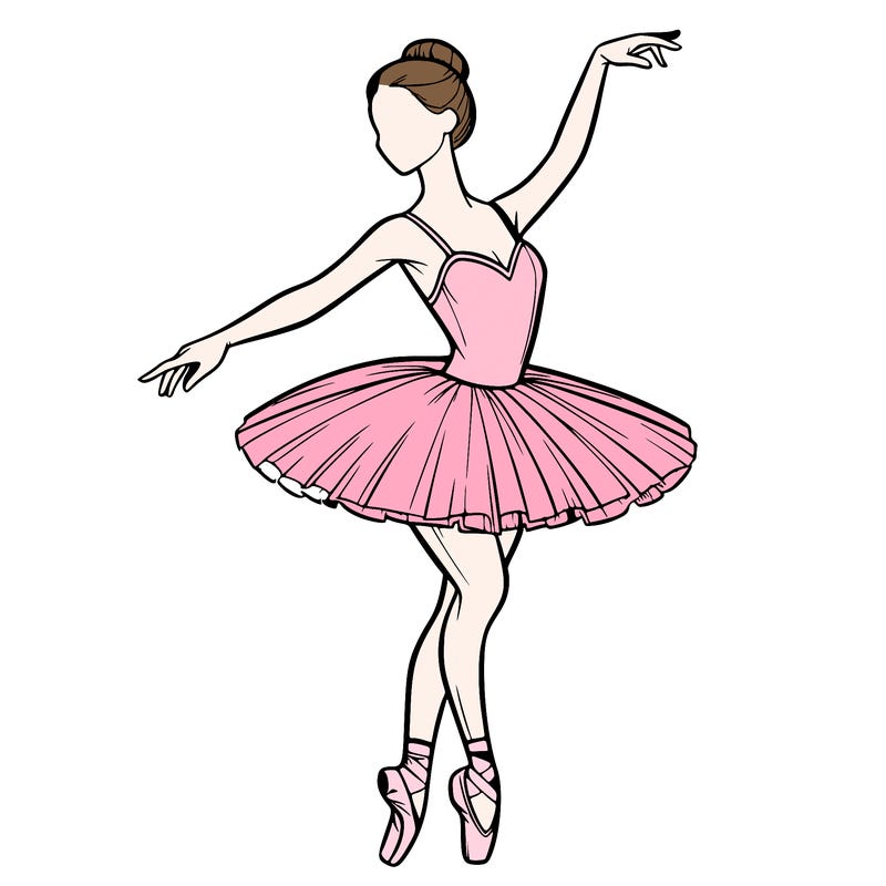 realistic ballerina