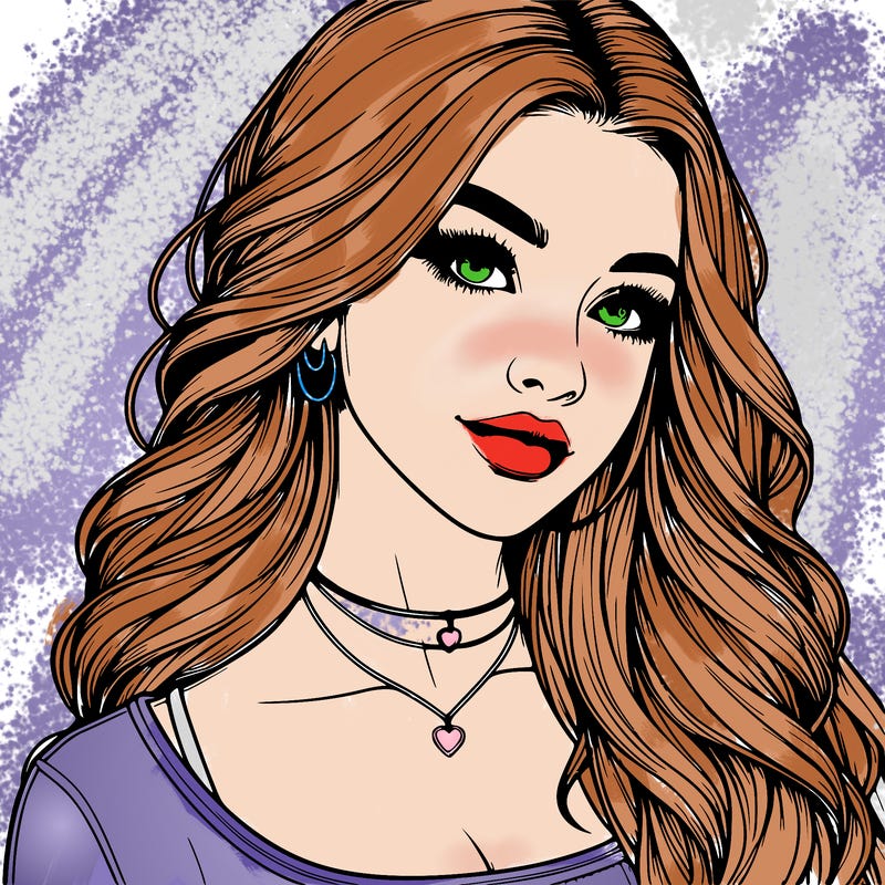 detailed realistic girl