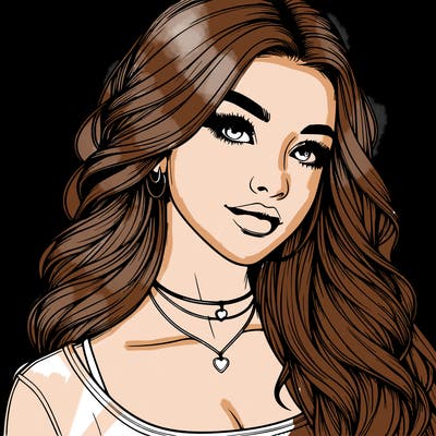 detailed realistic girl