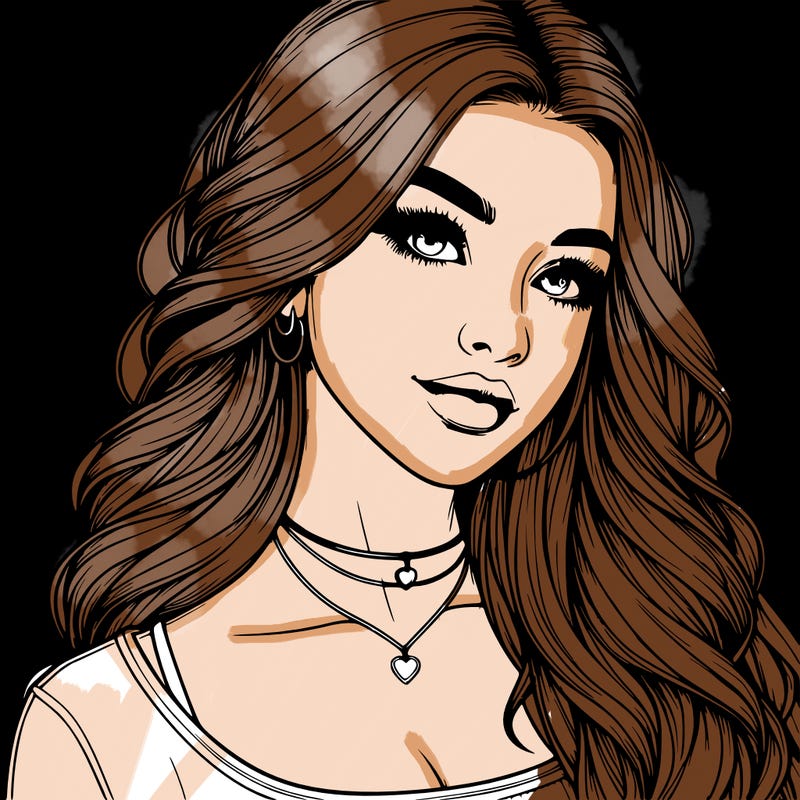 detailed realistic girl