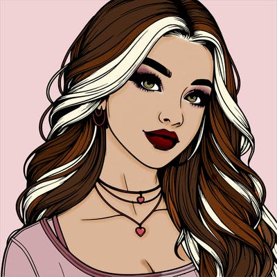 detailed realistic girl