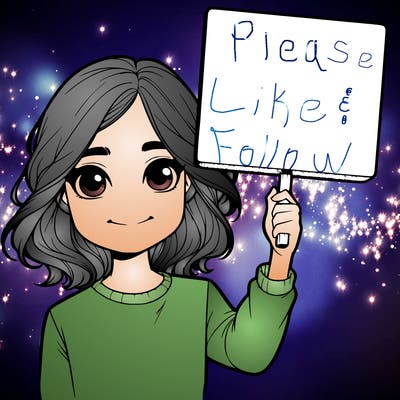 realistic girl holding up a sign