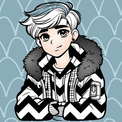 stylish teenager